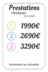 menu prestations